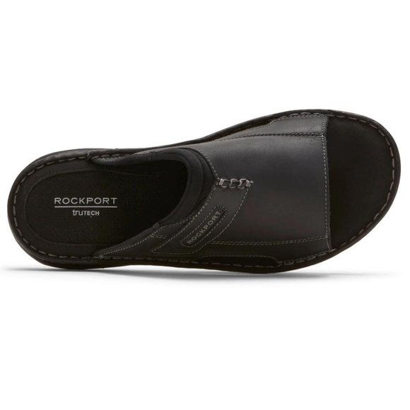 New Men's Rockport sandals in black. Crafted from genuine leather size 12 - Picture 4 of 4